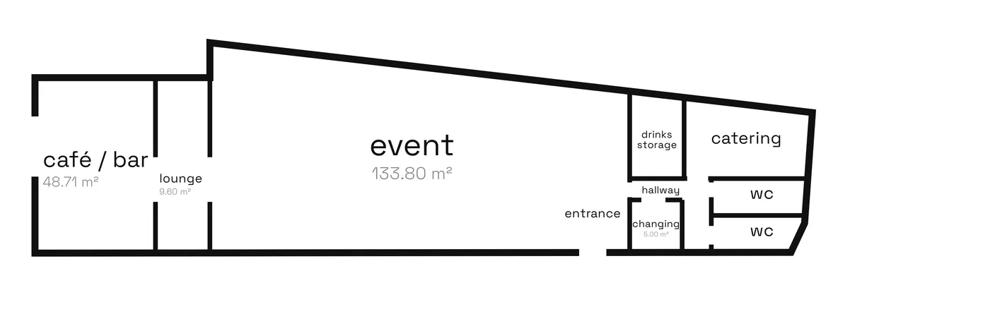 Floor plan FancyRosi Studio