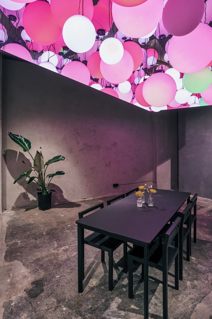 bar-bereich pop-up location münchen – fancyrosi.studio viktualienmarkt