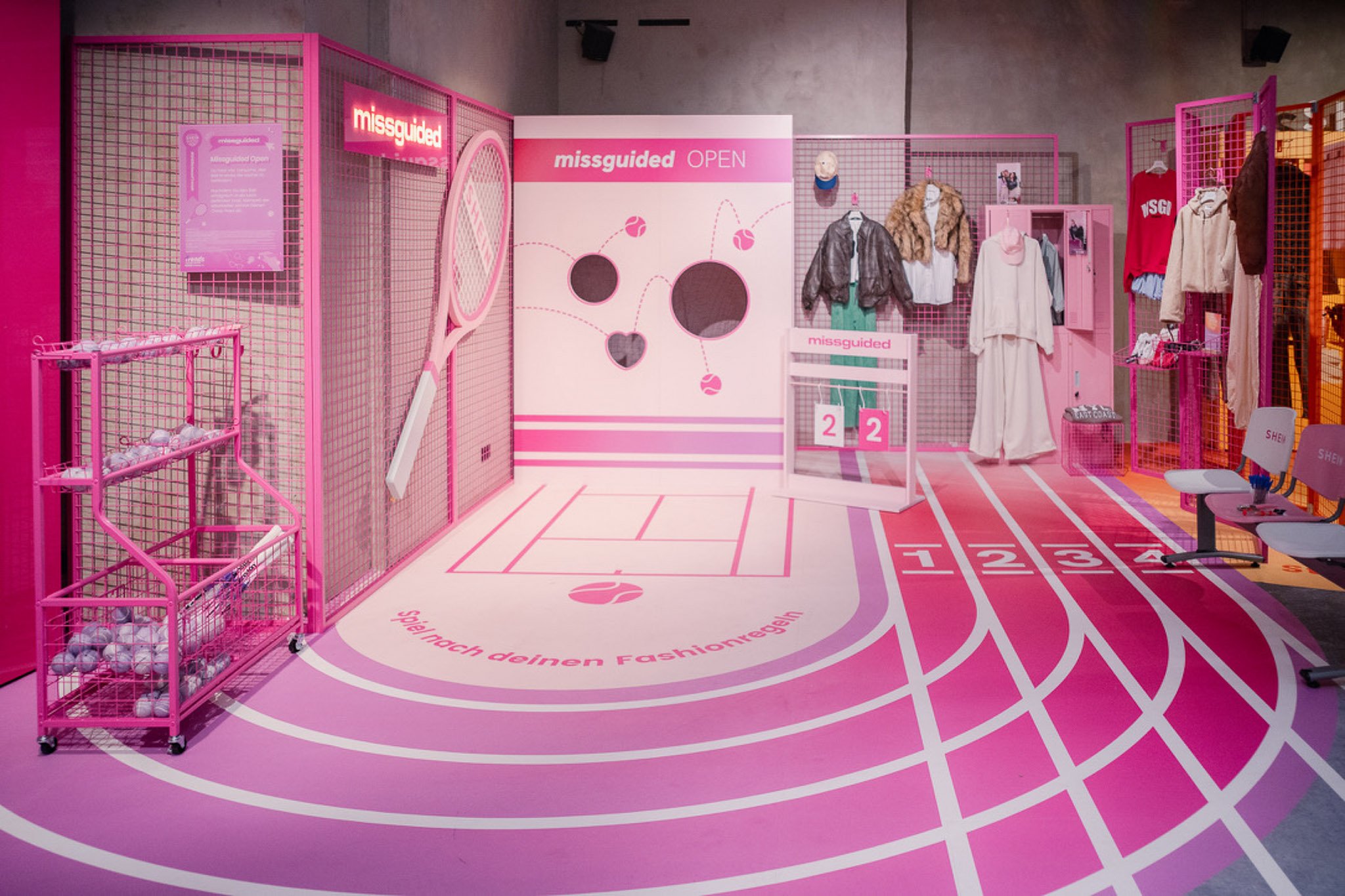 Branded Details und Markeninszenierung Pop-up Location