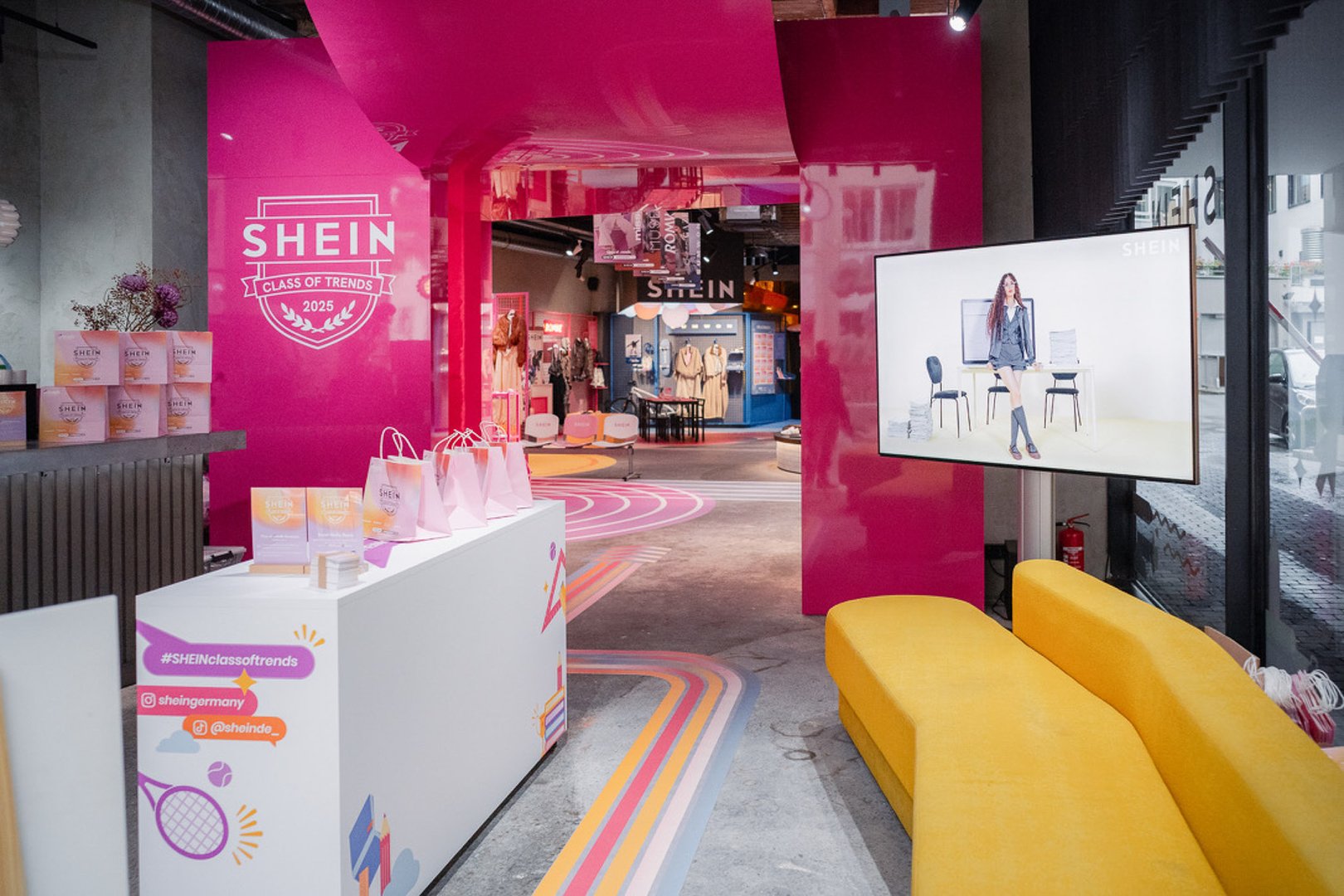 F&B Konzept bei Pop-up Store Eventlocation München